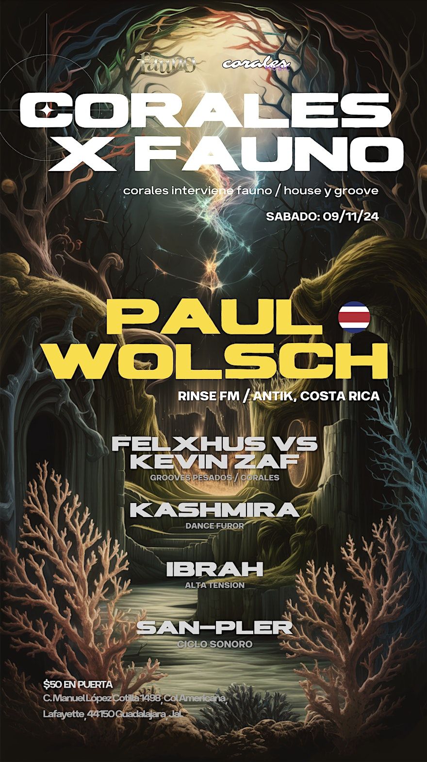 Paul Wolsch en Corales x Fauno