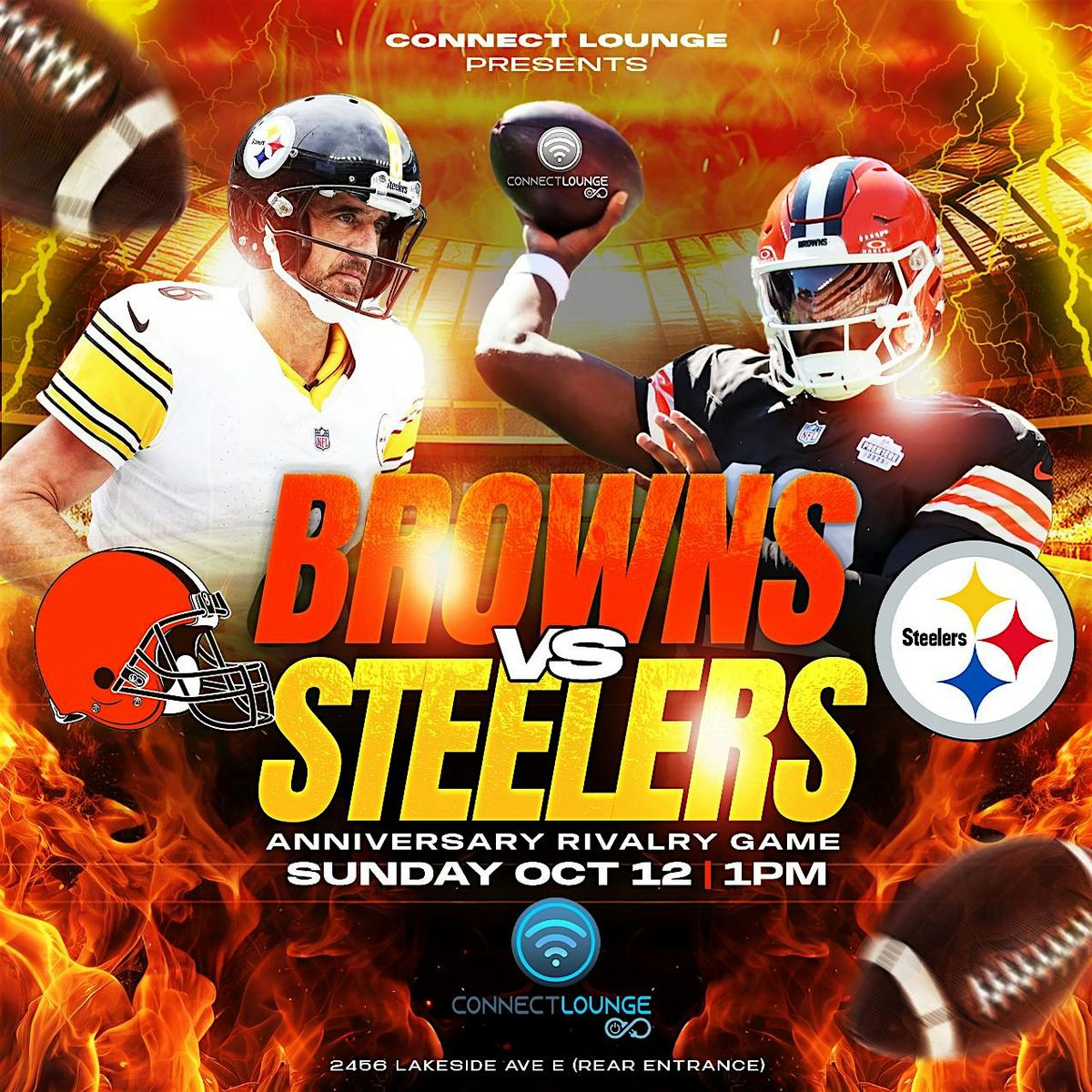 Browns vs Steelers Anniversary Celebration