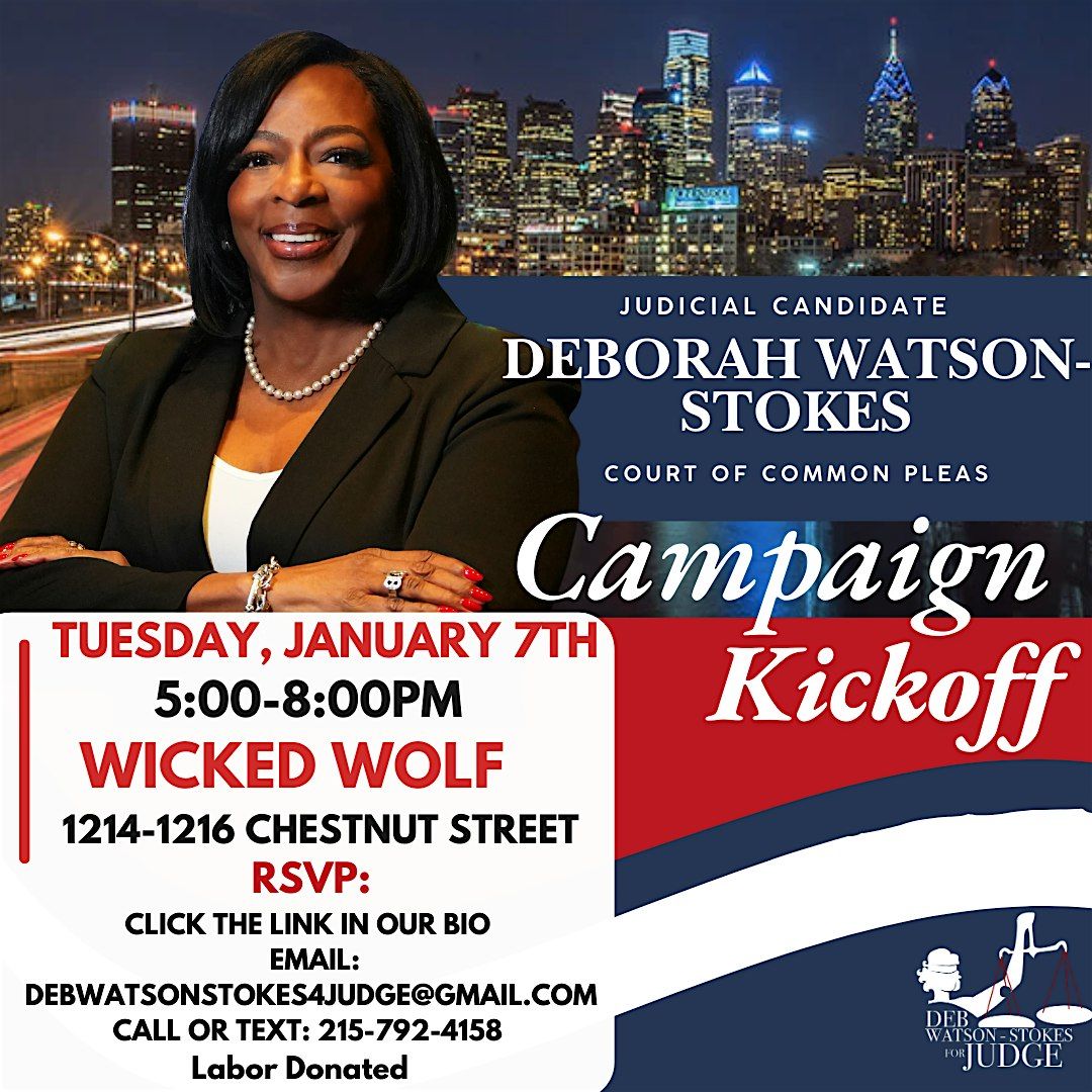 Deb Watson-Stokes Judicial Campaign Kickoff