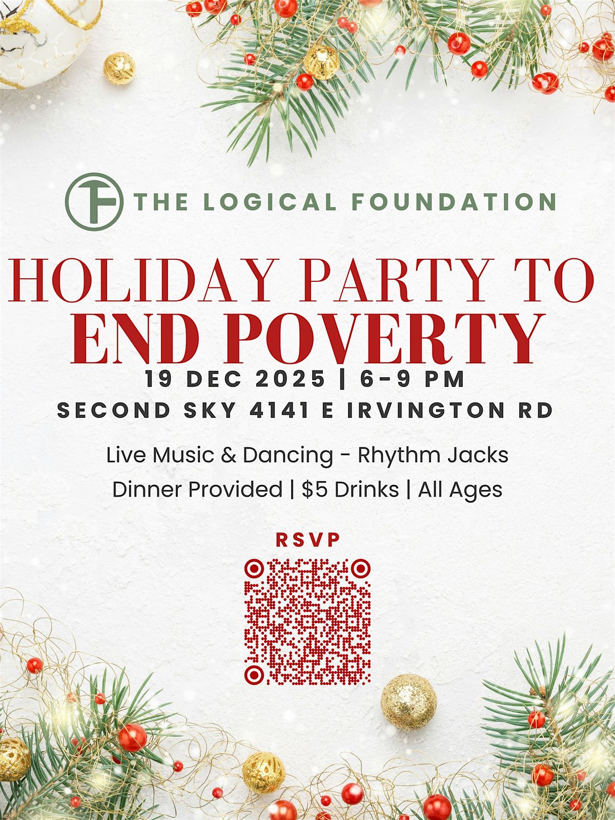 Holiday Party to End Poverty