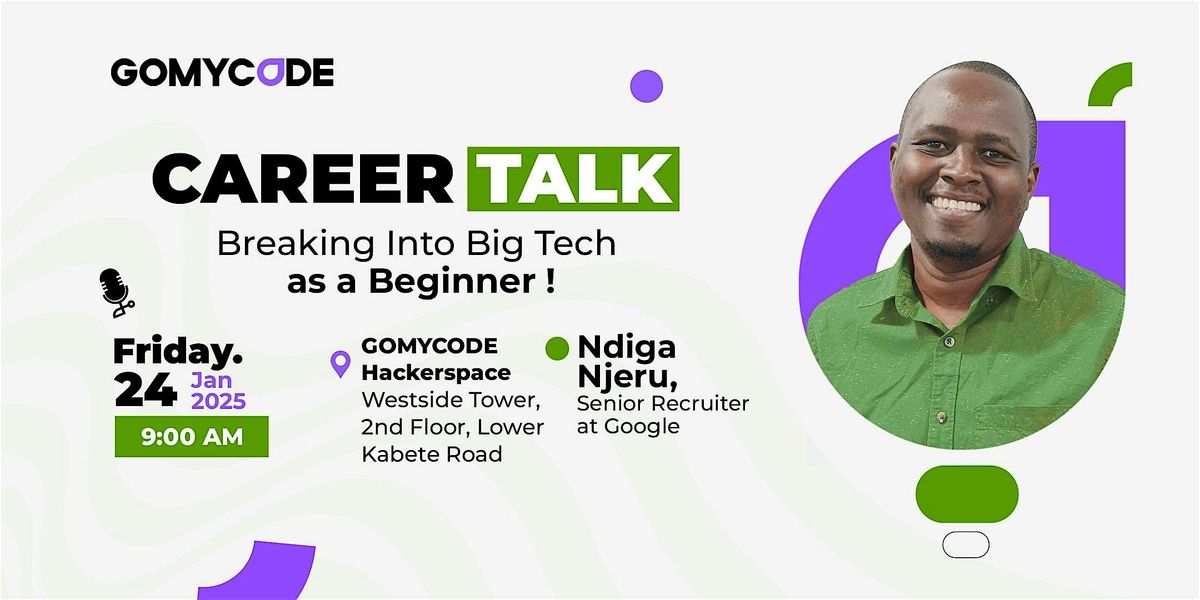 Tech Talk: Breaking Into Big Tech as a Beginner