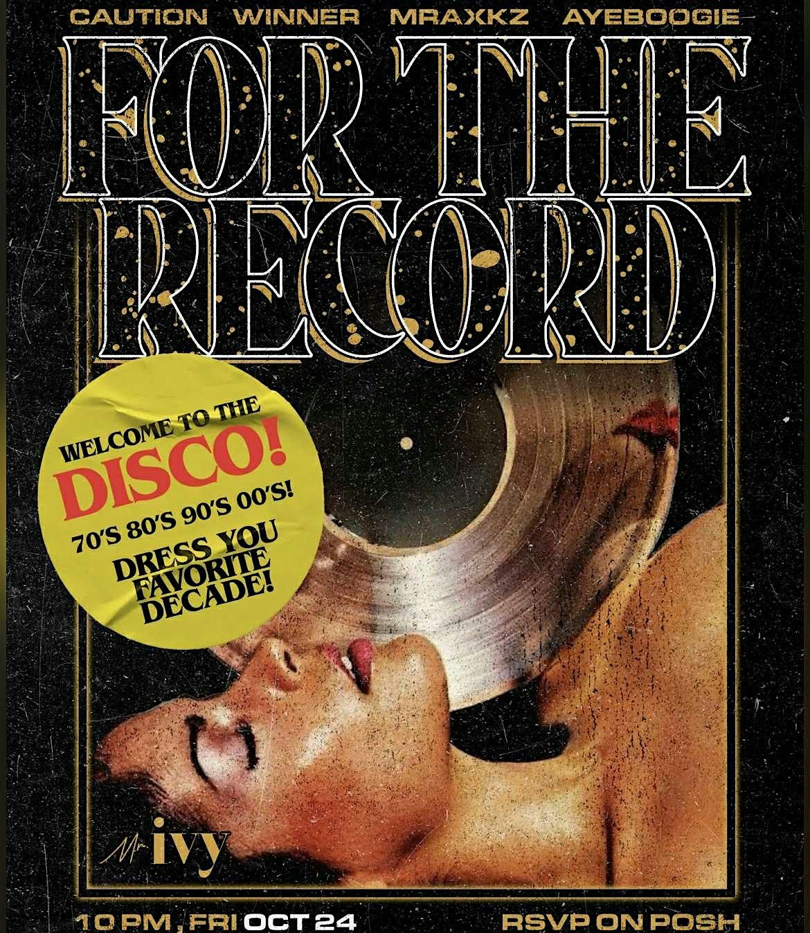 Disco Party @ Mr. Ivy Philly October 24