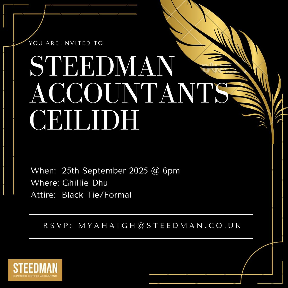 Steedman Accountants Ceilidh