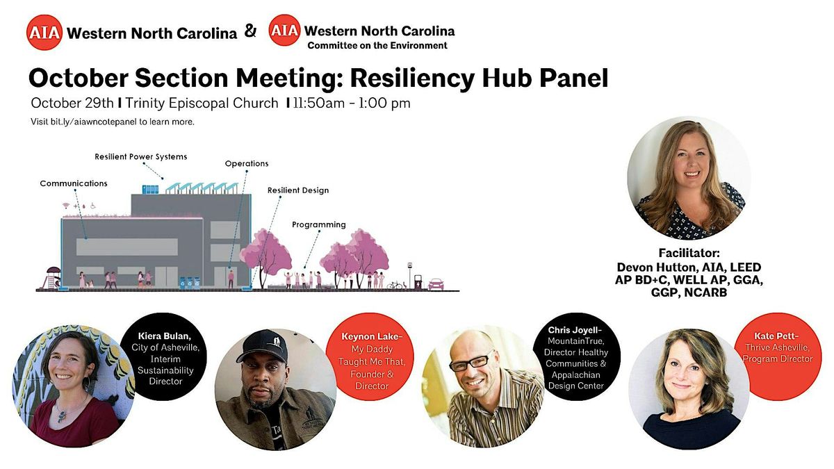 October Section Meeting:  Resiliency Hub Panel