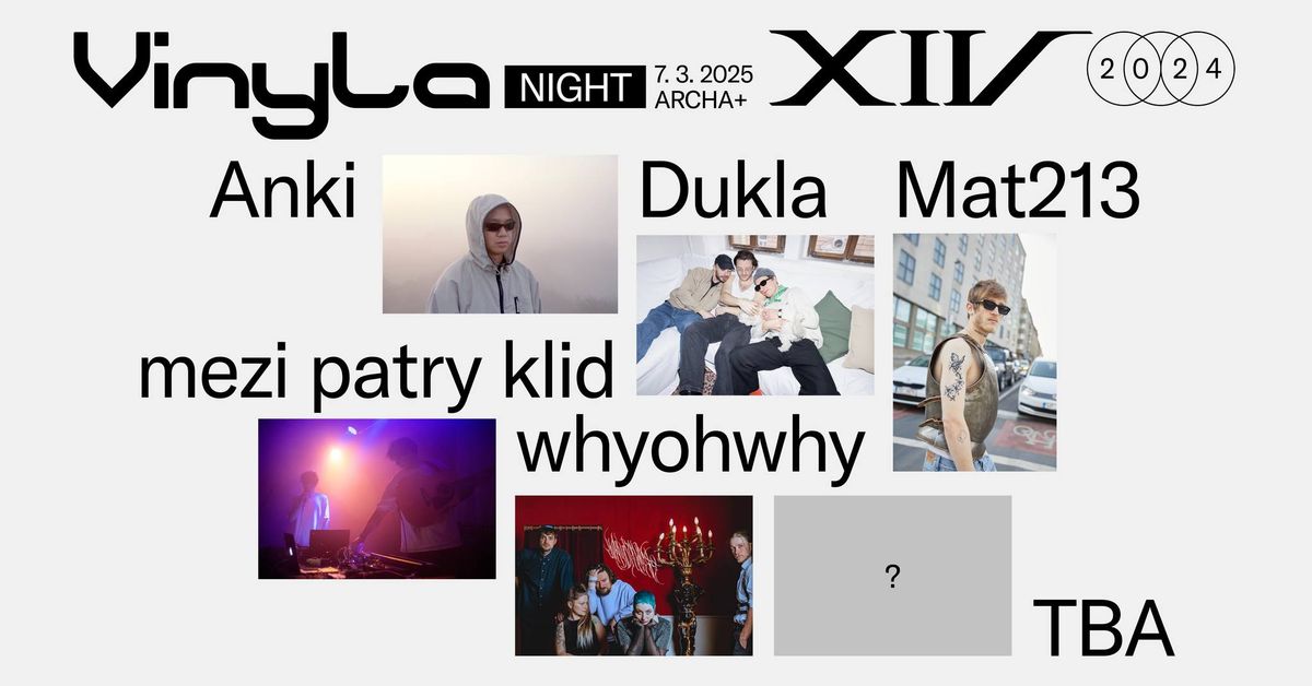 Vinyla night: Anki, Dukla, Mat213, mezi patry klid, whyohwhy + TBA