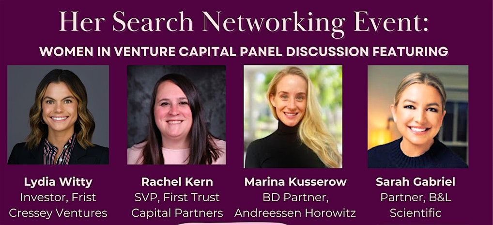 Her Search Networking Event: Women in Venture Capital Panel