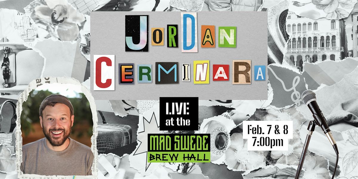 STANDUP COMEDY:  Jordan Cerminara on tour!