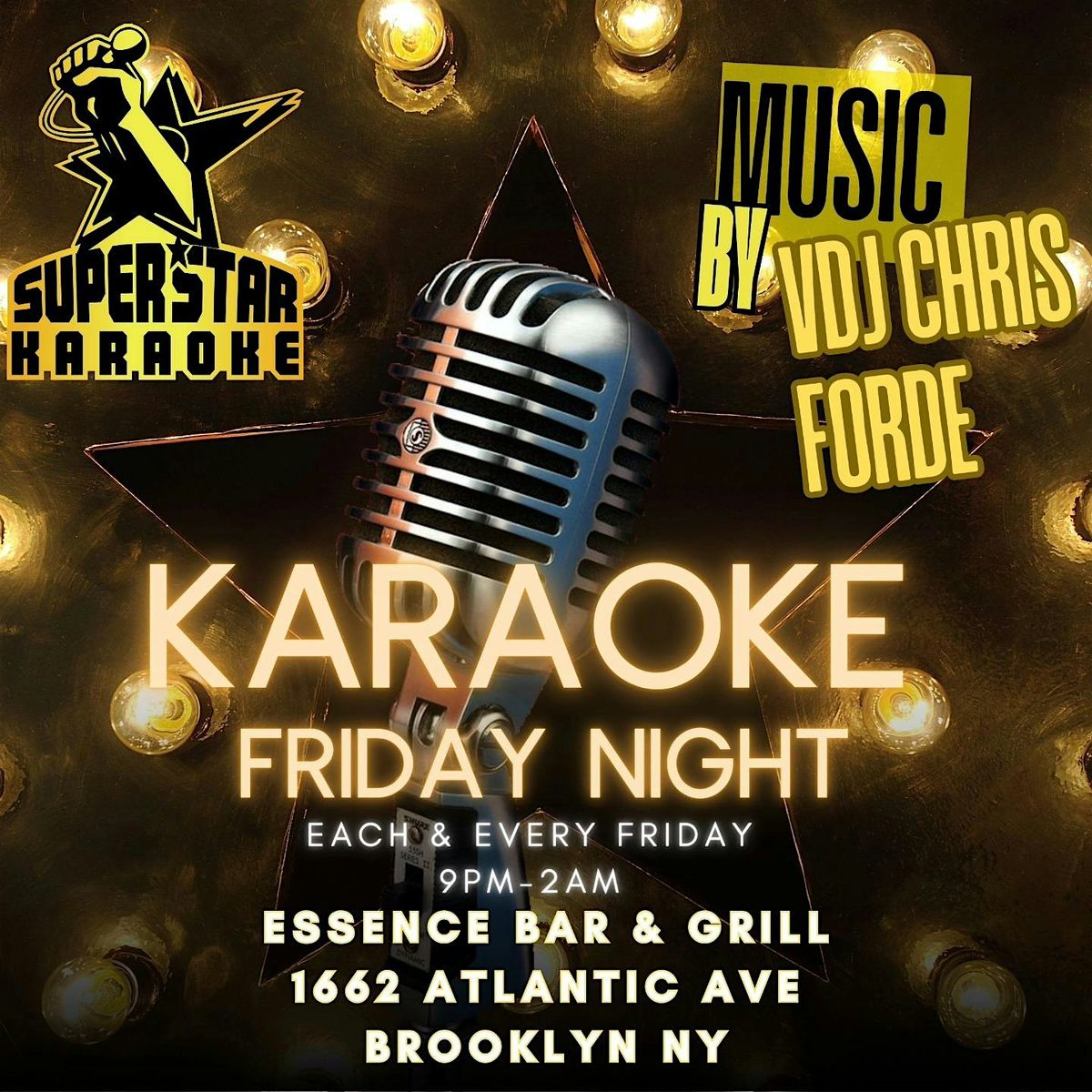 SUPERSTAR KARAOKE FRIDAY'S
