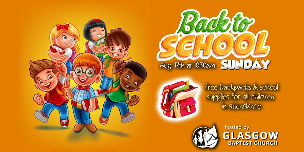 FREE BACKPACKS & SCHOOL SUPPLIES
