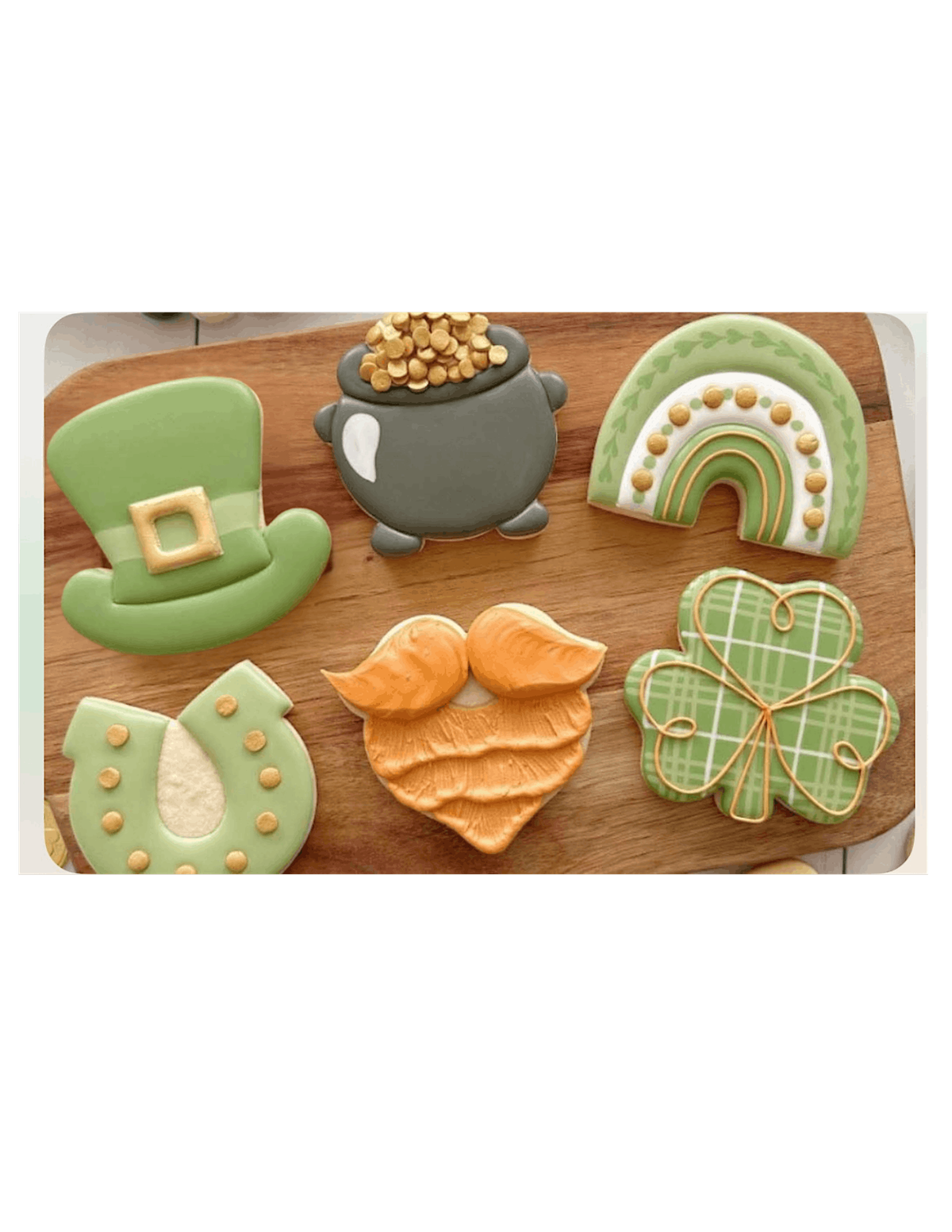 St. Patrick's cookie decorating class