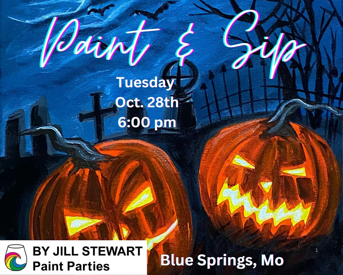 Spooky Cemetery Paint Party