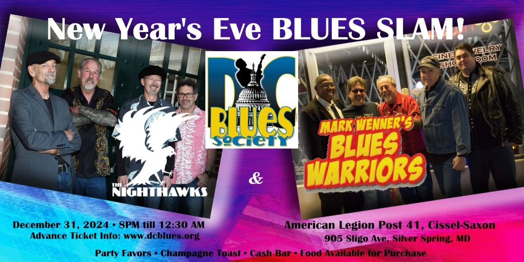 DCBS NYE Blues SLAM w\/ The Nighthawks & Mark Wenner's Blues Warriors