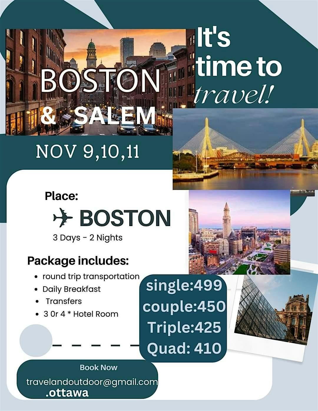 EXPLORE BOSTON & SALEM