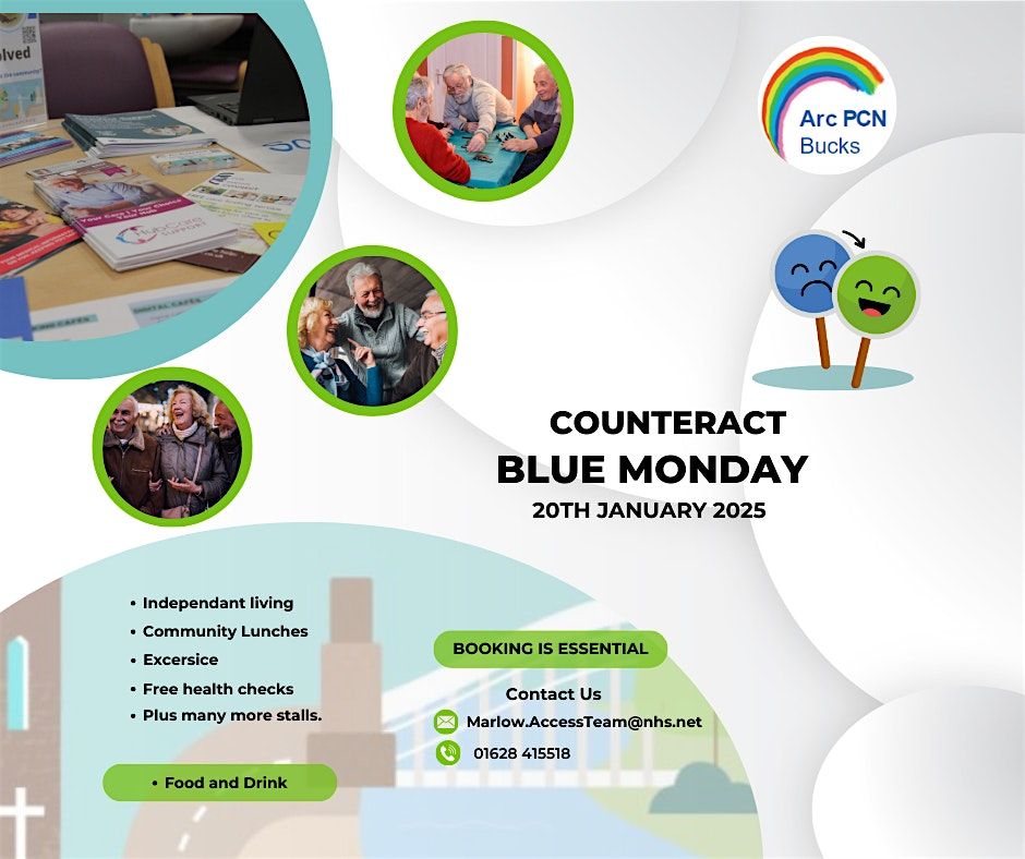 Counteract Blue Monday Event January 20th 2025