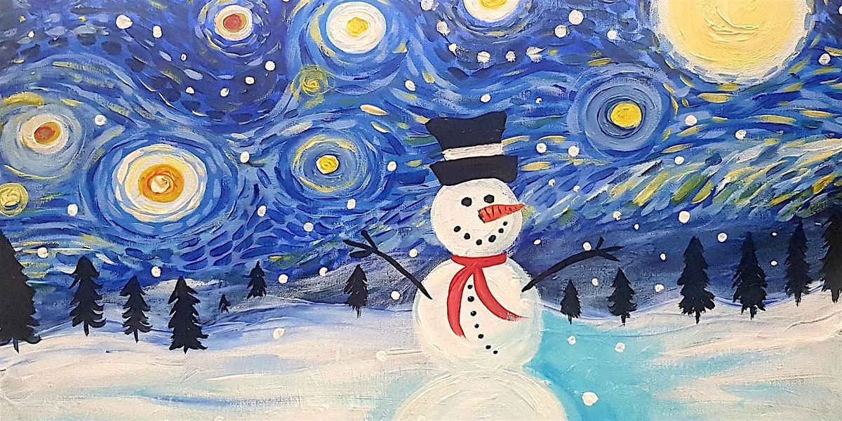 Sip & Paint Festive Starry Night! Birmingham