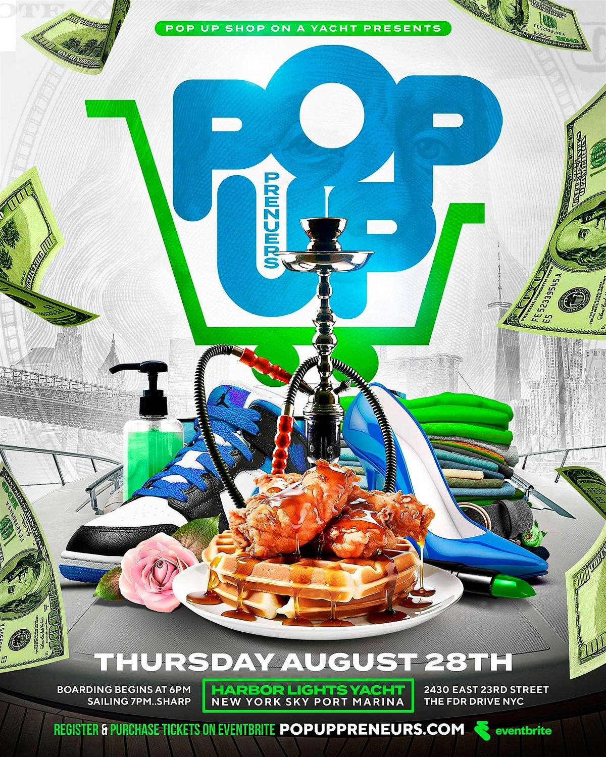 PopUp Shop On a Yacht  AUG 28,2025