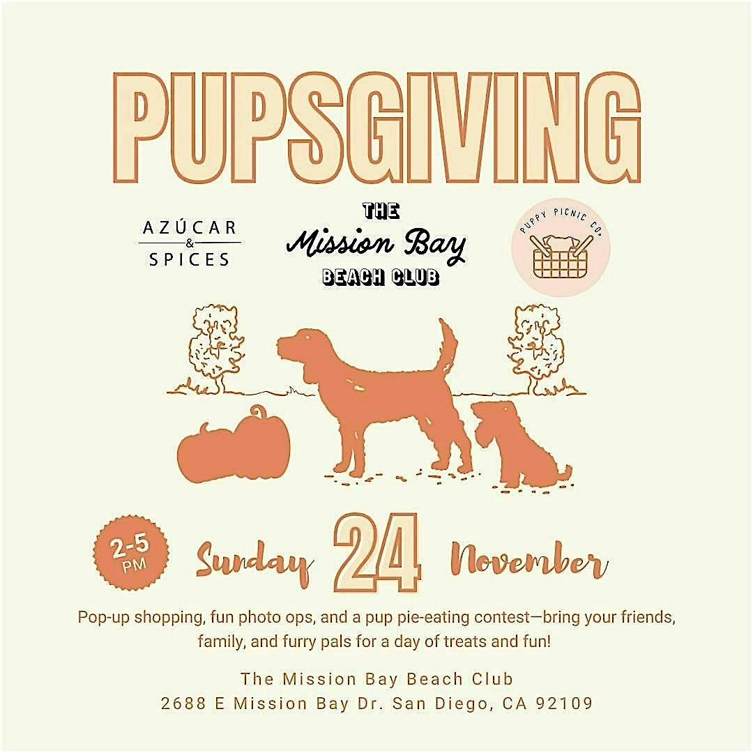 Pupsgiving at Mission Bay Beach Club