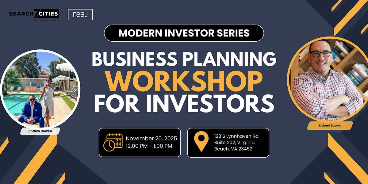 Business Planning Workshop for Investors