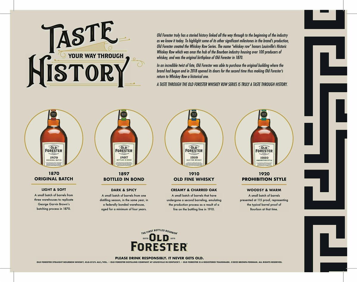 Old Forester Dinner At Rebellion