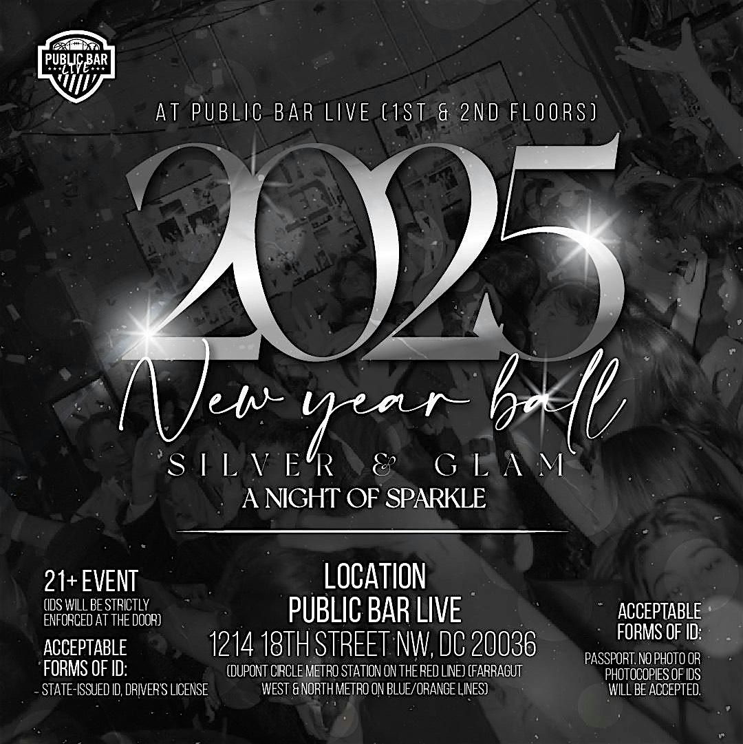 "NYE Celebration: Silver & Glam \u2013 A Night of Sparkle"