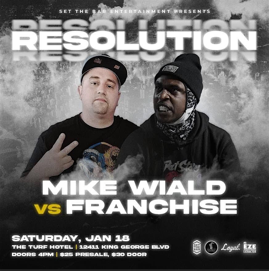 Set The Bar Entertainment Presents: Resolution . Live rap battles!