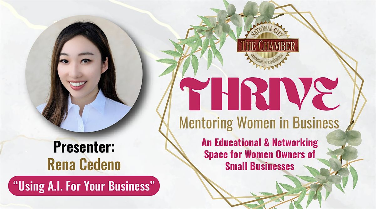 THRIVE \u2013 MENTORING WOMEN IN BUSINESS