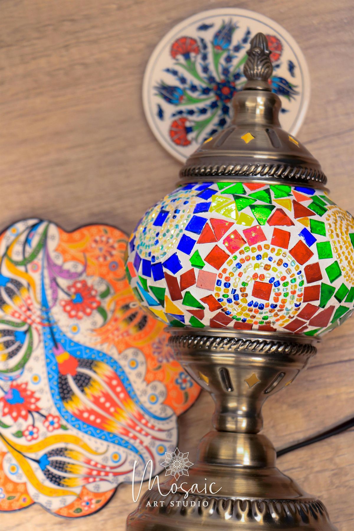Mosaic Lamp Workshop in Indianapolis, Indiana