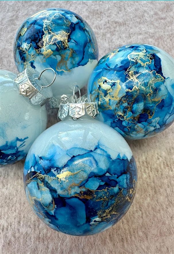 Hand Painted Ceramic Christmas Ornament Workshop