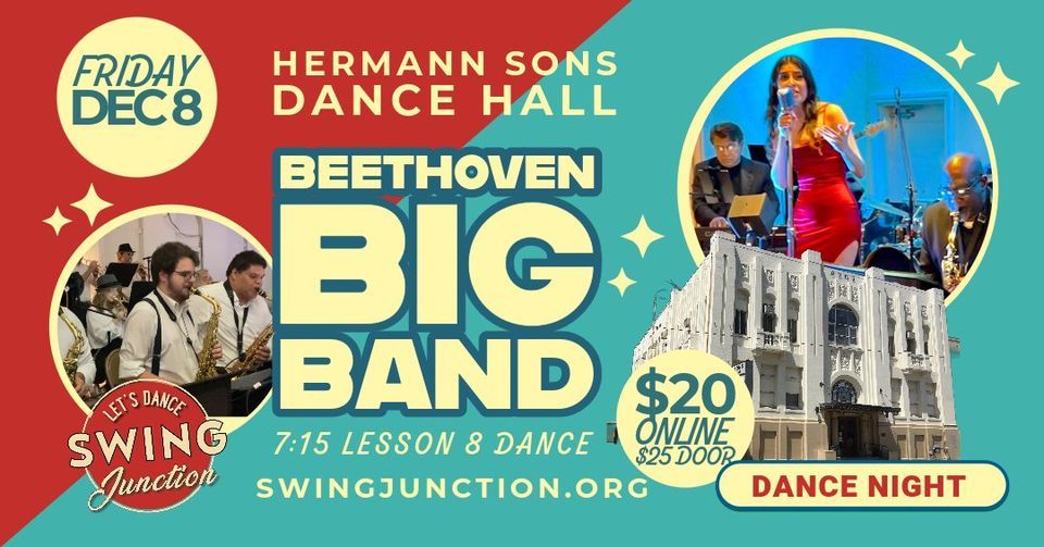 "SWING 525\u201d BEETHOVEN BIG BAND HOLIDAY DANCE - Swing & Jazz Night - Dec 8