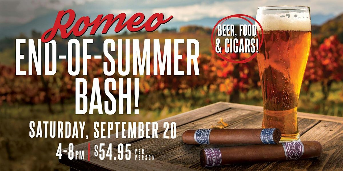 Romeo End-of-Summer Bash!