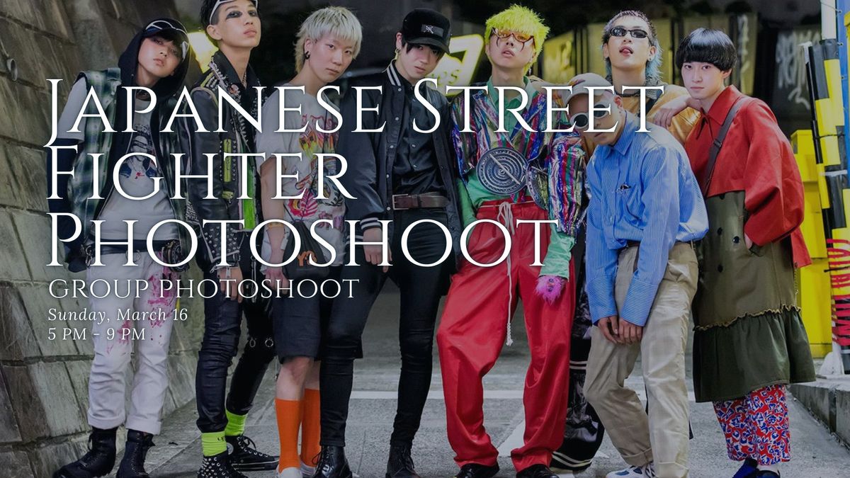 Japanese Street Fighter Group Photoshoot