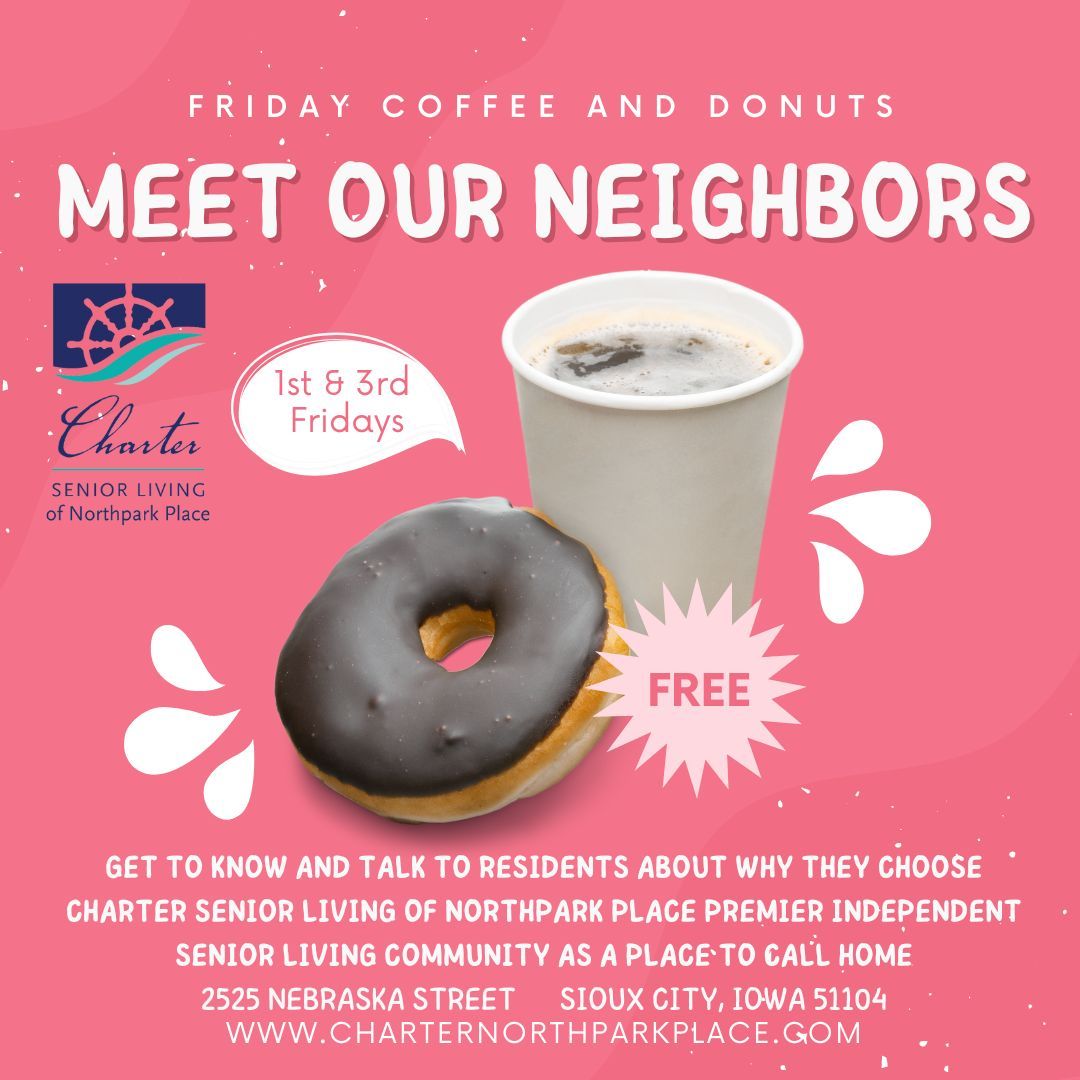 1st and 3rd Friday Coffee and Donuts!