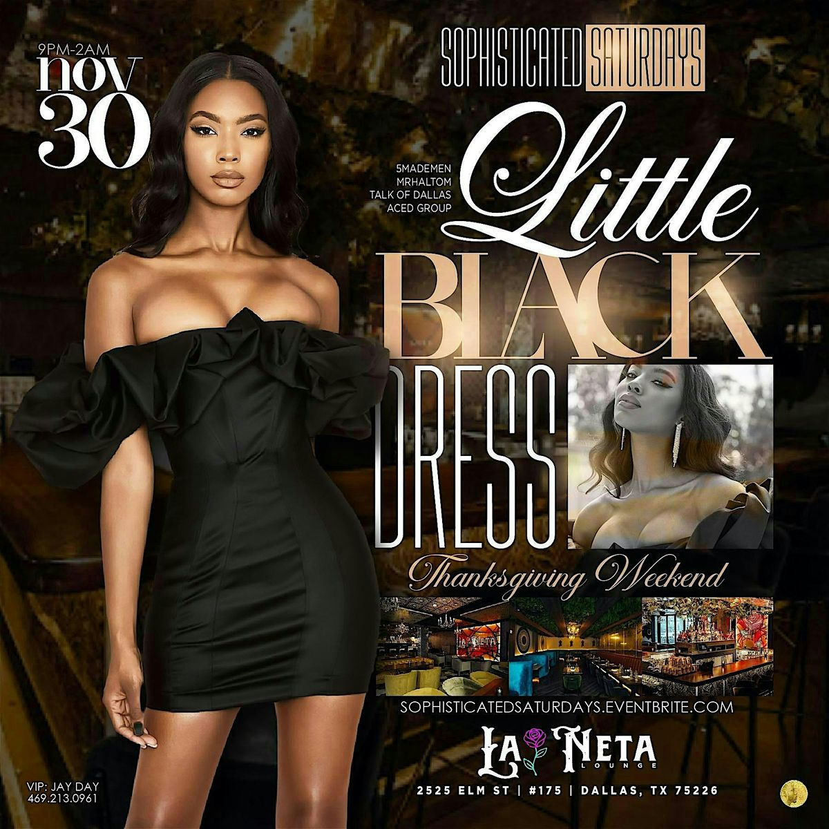 {Nov. 30th} "A LITTLE BLACK DRESS" THANKSGIVING HOLIDAY SOIREE