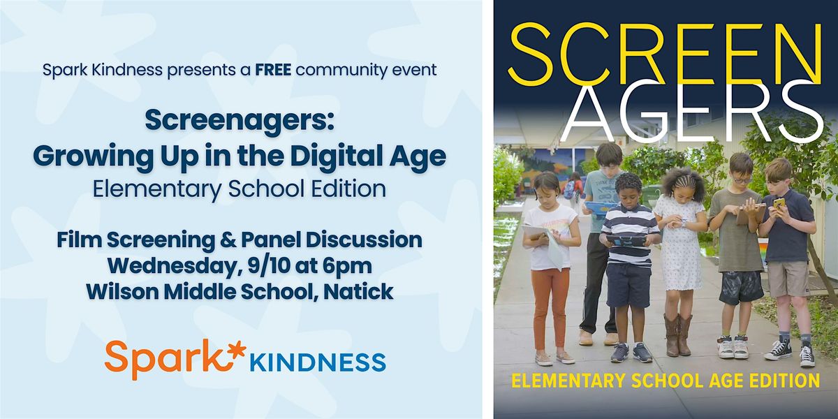 Screenagers in the Digital Age: Elementary School Edition