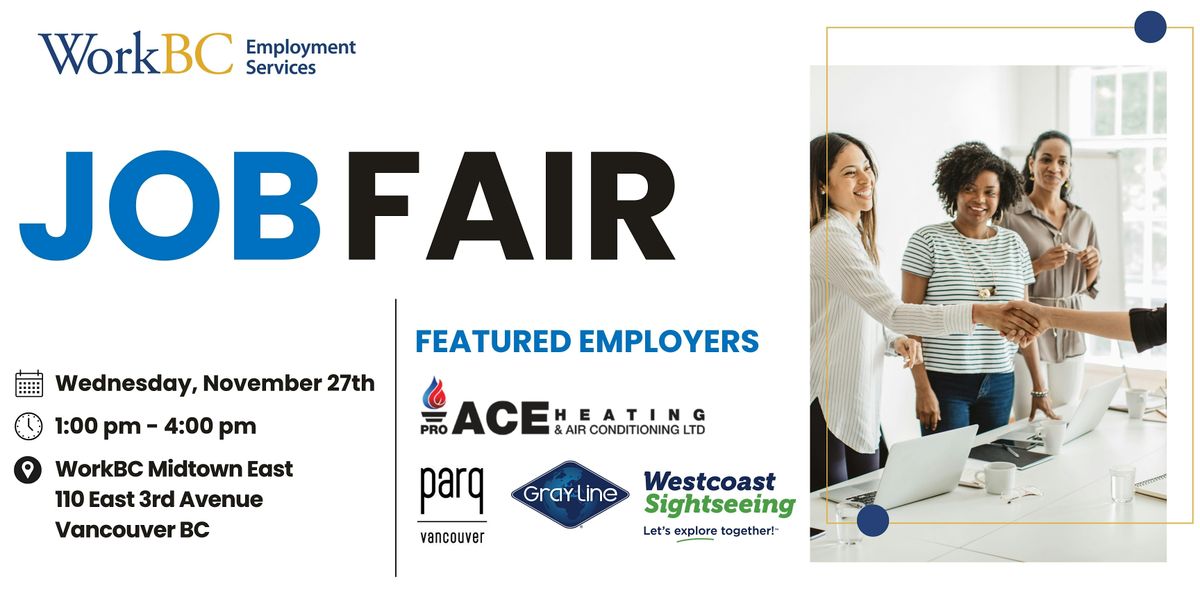 WorkBC Midtown Job fair