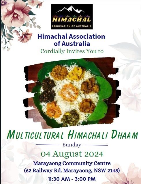 Multicultural Himachali Dham by Himachal Association Australia