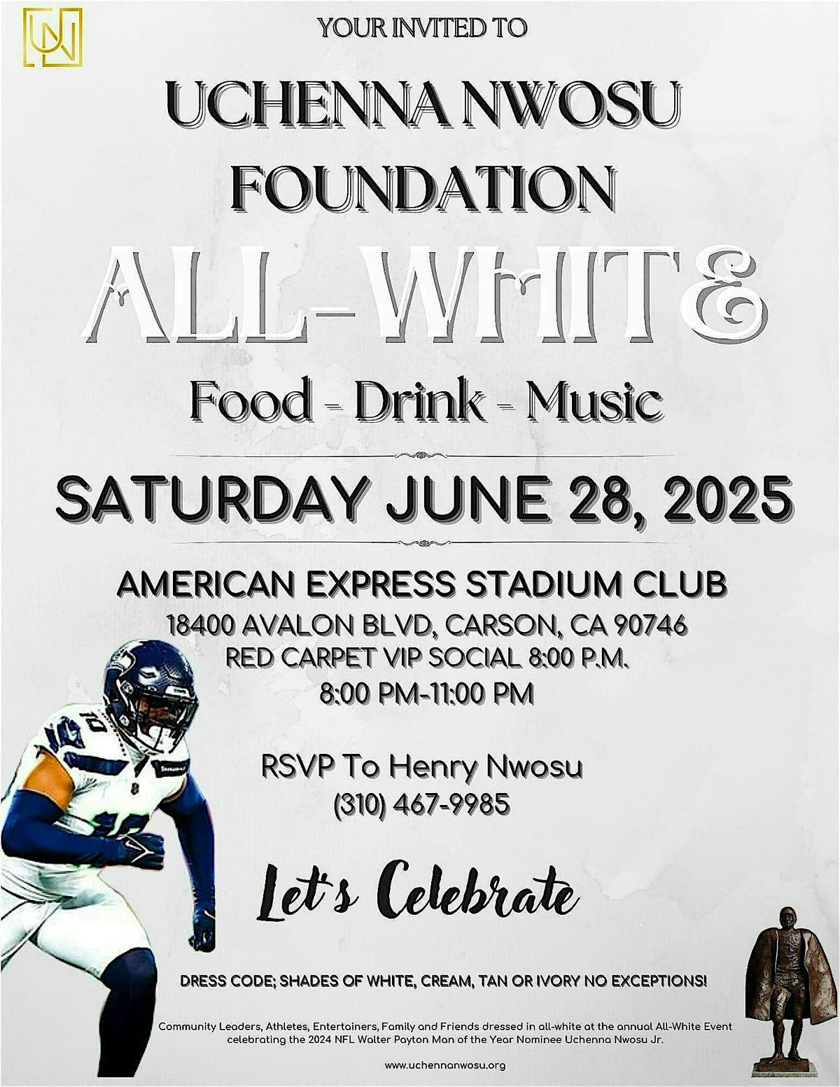 Uchenna Nwosu Foundation All-White Event