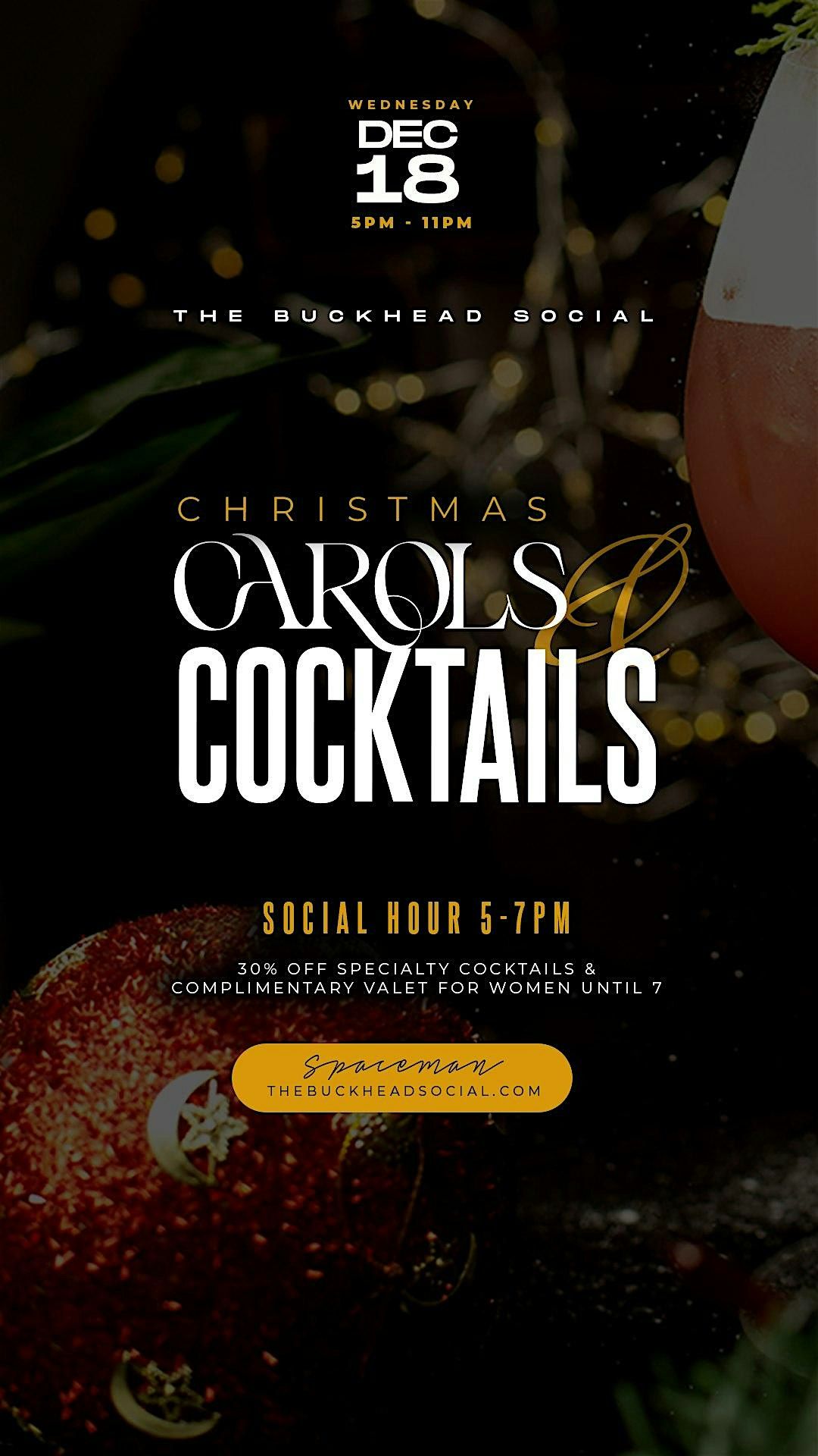 The Buckhead Social Finale - Christmas Carols & Cocktails