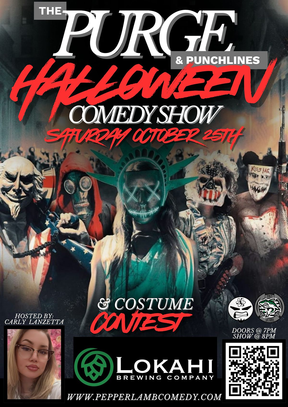 The Purge & Punchlines - SAT OCT 25th - Lokahi Brewery