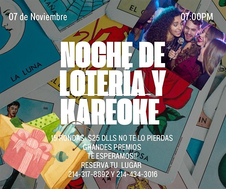 Loteria y Kareoke Estilo la Sala del Despecho