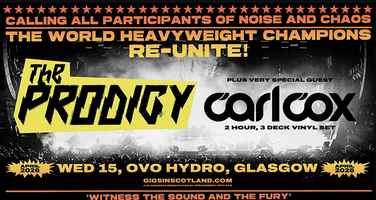 The Prodigy Concert Trip - Aberdeen To OVO Hydro( Return Travel)