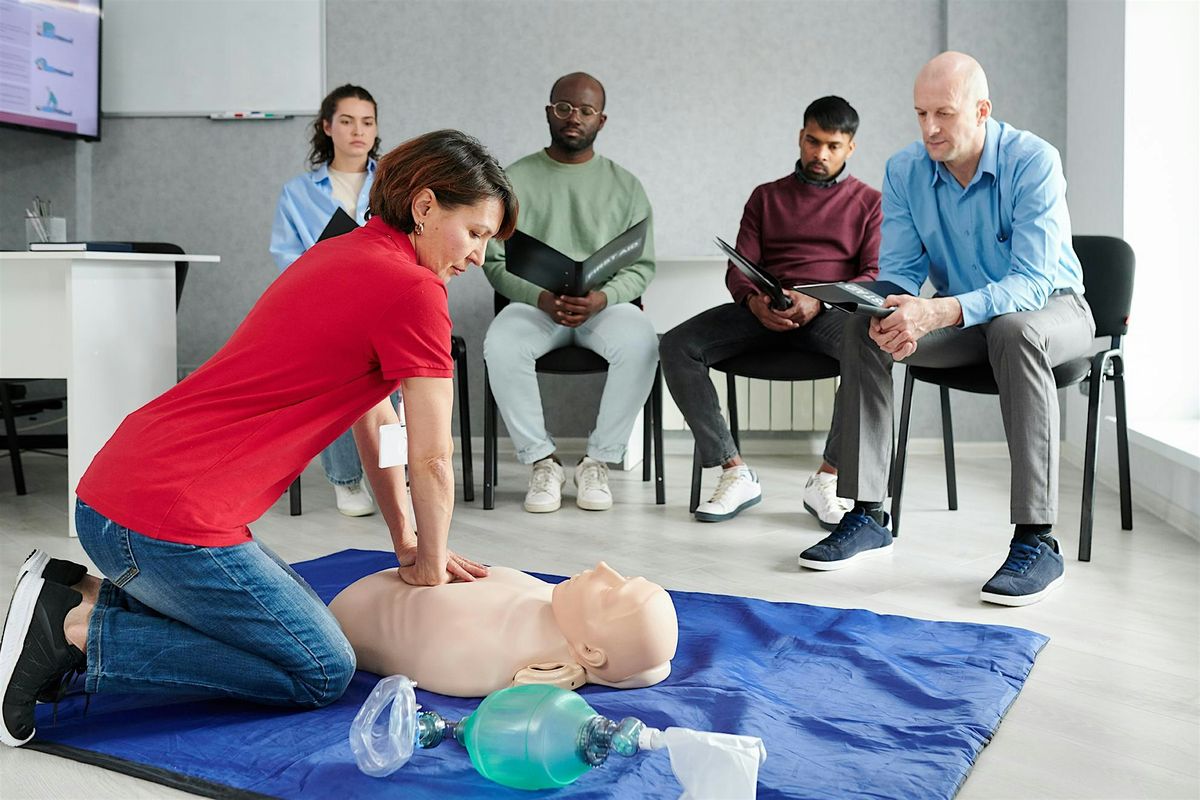 Adult First Aid\/CPR\/AED Certification (Full Class)