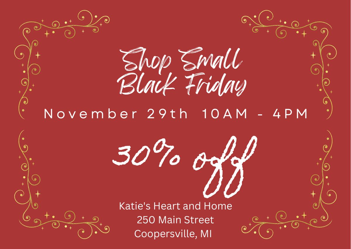 Shop Small BLACK FRIDAY Event