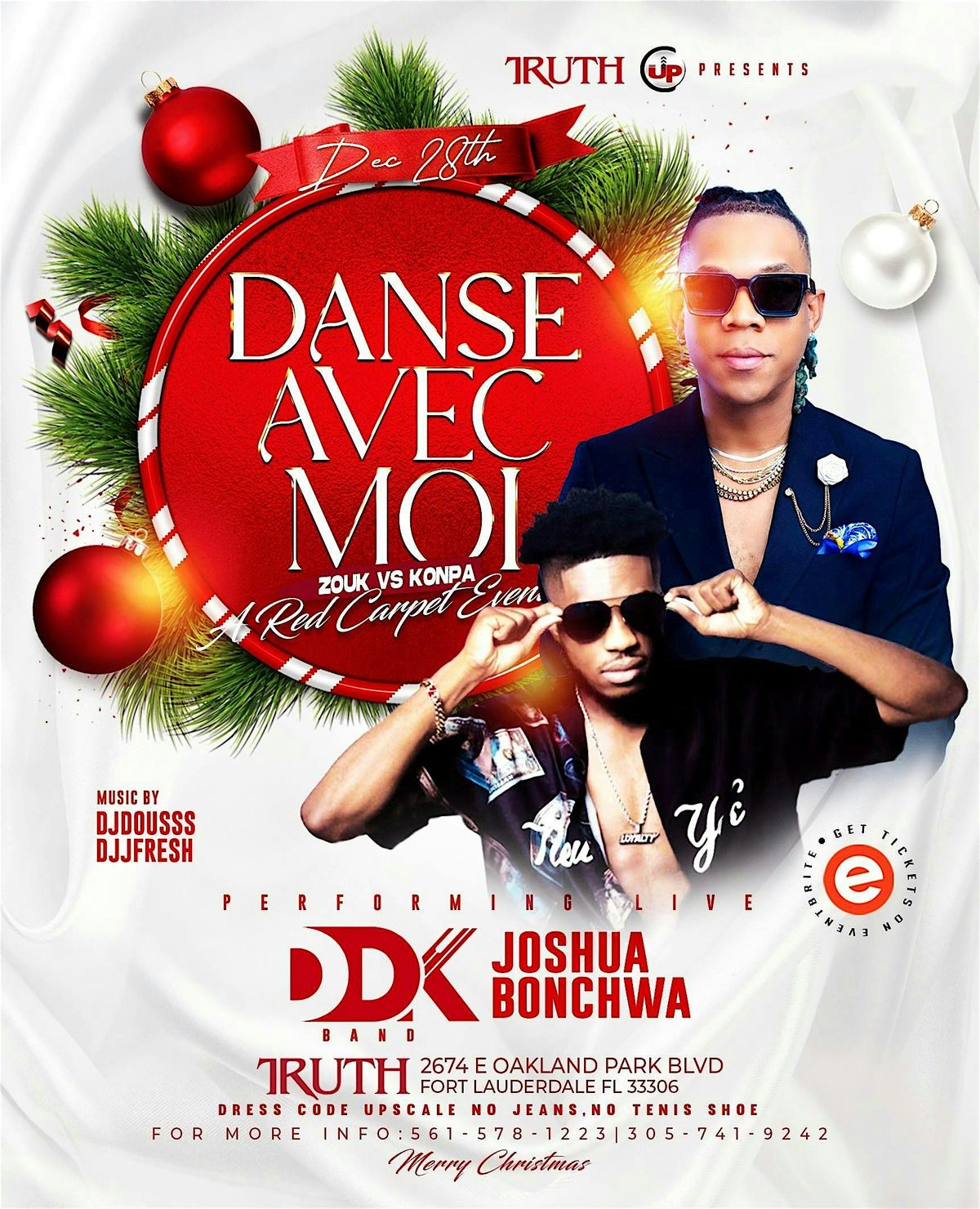 DANSE AVEC MOI - DDK BAND LIVE w\/ JOSHUA BONCHWA & More - TRUTH LOUNGE