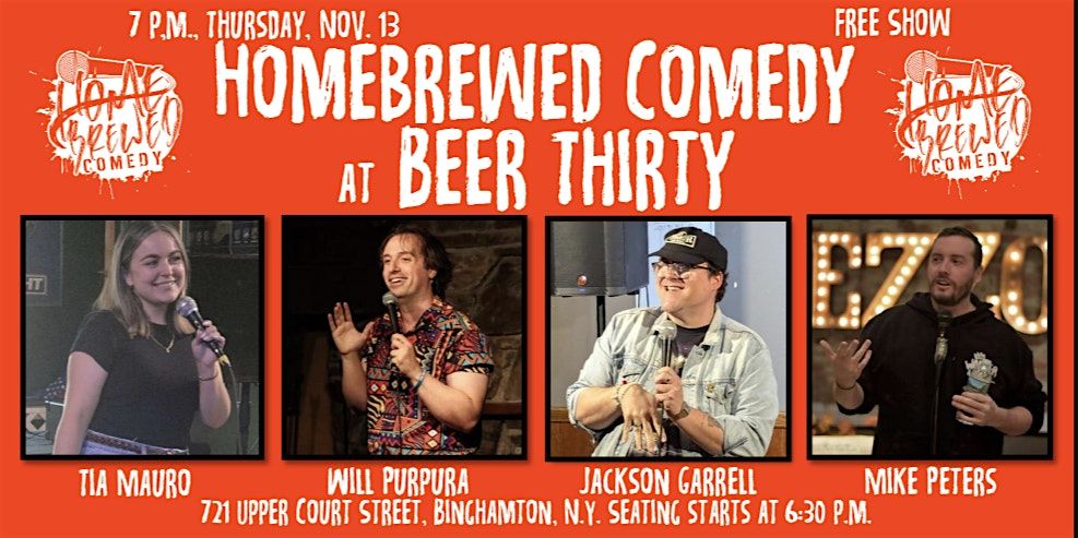 Homebrewed Comedy at Beer Thirty