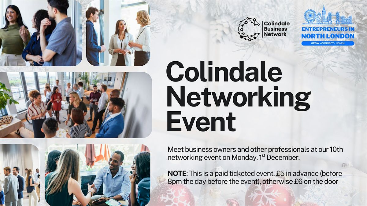 Networking with NW London professionals, entrepreneurs (Xmas theme)