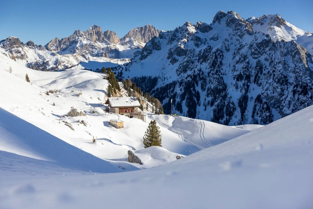 Ciaspole e fotografia in Val di Fassa