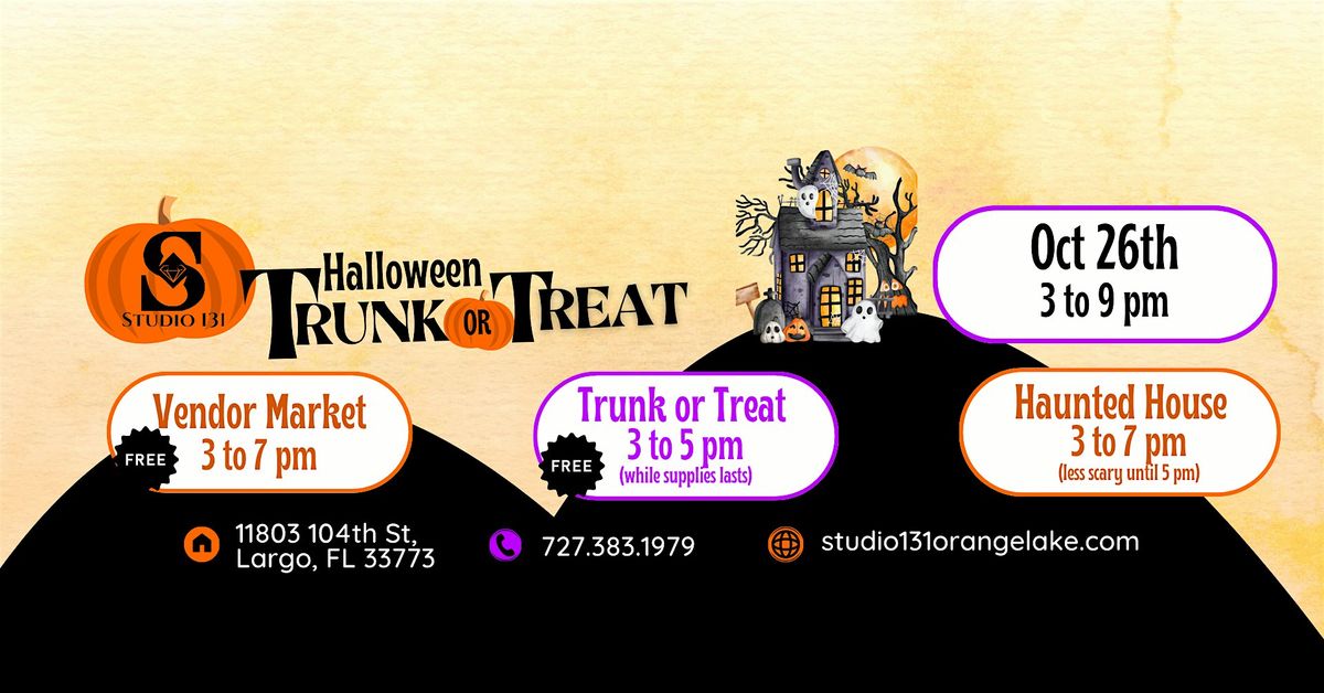 Halloween Trunk or Treat Haunted Manor