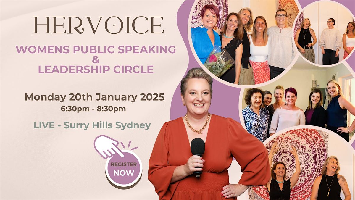 Public Speaking For Women ( Get Clear, Speak Up, Impact Change )