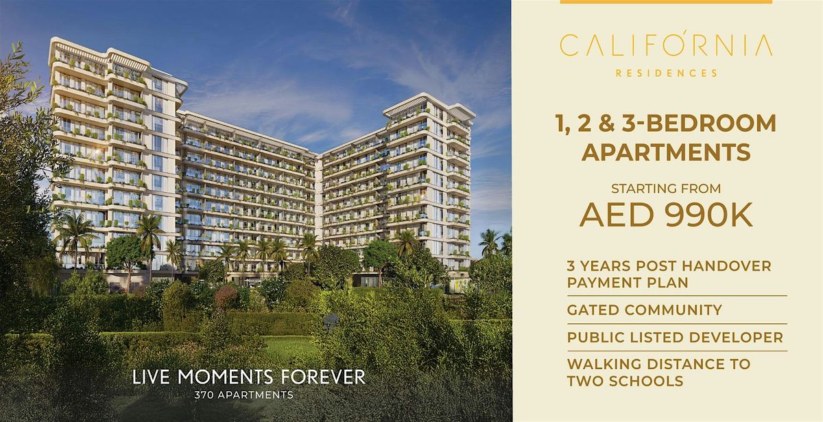 California Residences: 370 Apartments in Dubailand